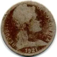 Colômbia - 1921 - II Centavos