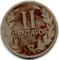 Colômbia - 1921 - II Centavos - Foto 2
