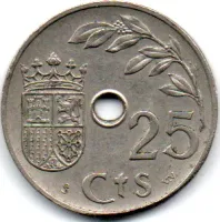 Espanha - 1937 - 25 Céntimos - Foto 2