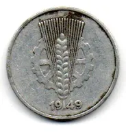 Alemanha - República Democrática (DDR) - 1949A - 10 Pfennig