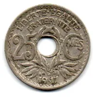 França - 1917 - 25 Centimes