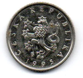 República Tcheca - 1995 - 1 Koruna - C/ Danos