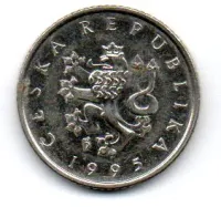 República Tcheca - 1995 - 1 Koruna - C/ Danos