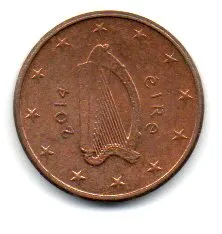 Irlanda - 2014 - 1 Euro Cent