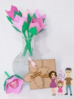 G1.296  Gabarito de Moldes em MDF Rosinha Doce  - Foto 3