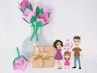 G1.296  Gabarito de Moldes em MDF Rosinha Doce  - Foto 4