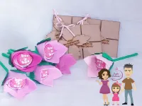G1.296  Gabarito de Moldes em MDF Rosinha Doce  - Foto 7