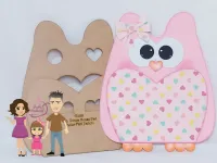 G1.299  Gabarito de Moldes em MDF Coruja Mouse Pad - Foto 2