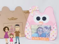 G1.300  Gabarito de Moldes em MDF Coruja Porta Retrato - Foto 2