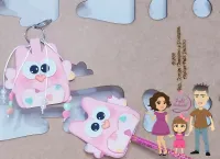 G1.302  Gabarito de Moldes em MDF Coruja Chaveiro e Ponteira - Foto 2