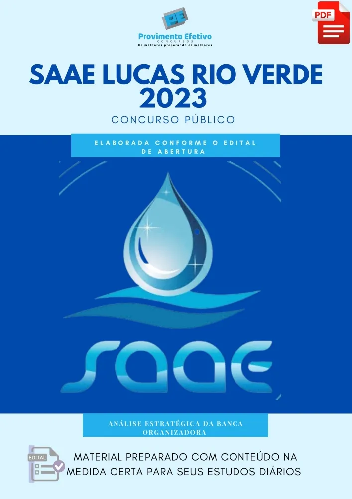 Apostila SAAE Lucas do Rio Verde 2023
