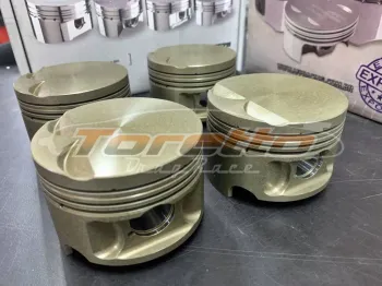 JOGO DE PISTÃO -  VW AP 2.0 16V TURBO - 1200CV  PARA PINO 22MM (ANODIZADO) - AFP - Foto 2