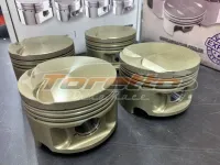 JOGO DE PISTÃO -  VW AP 2.0 16V TURBO - 1200CV  PARA PINO 22MM (ANODIZADO) - AFP - Foto 2