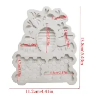 Molde de Silicone Abelhas e Colméia - Foto 2