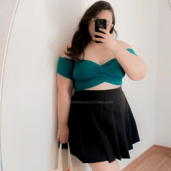 TOP BIQUÍNI VINTAGE GIRL POWER VERDE ( EDIÇÃO LIMITADA ) - Foto 2