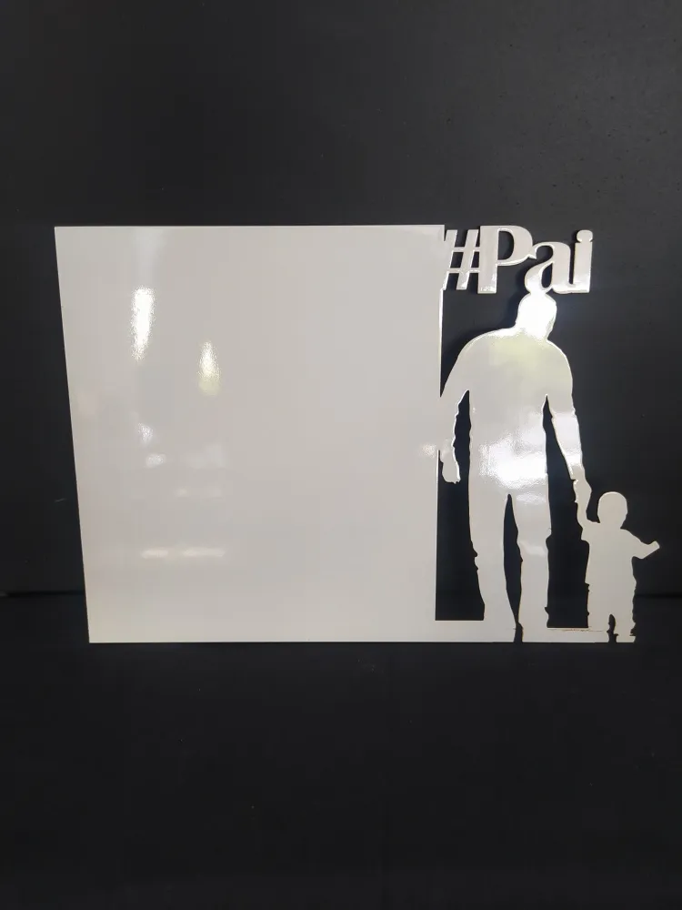 ATACADO PORTA RETRATO MDF PAI E FILHO 