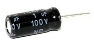 CAPACITOR ELETROLITICO 1UFX100V