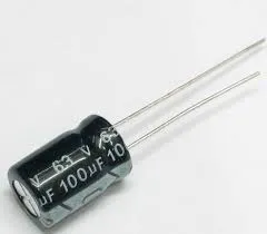 CAPACITOR ELETROLITICO 100UFX63V  (9X12MM +85°)