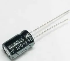 CAPACITOR ELETROLITICO 100UFX63V  (9X12MM +85°)