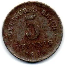 Alemanha - Império - 1919 - 5 Pfennig