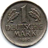 Alemanha - 1980F - 1 Mark