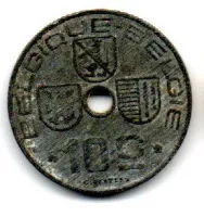 Bélgica - 1943 - Belgique - Belgie - 10 Centimes