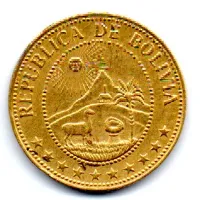 Bolívia - 1965 - 50 Centavos - Foto 2