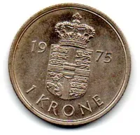 Dinamarca - 1975 - 1 Krone