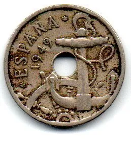 Espanha - 1949 - 50 Céntimos Imagem