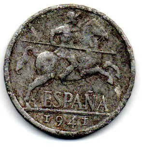 Espanha - 1941 - 10 Cents