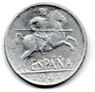 Espanha - 1941 - 10 Cents