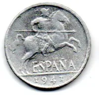 Espanha - 1941 - 10 Cents