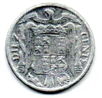 Espanha - 1941 - 10 Cents - Foto 2