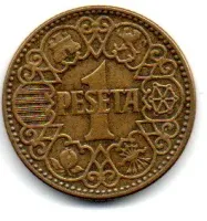 Espanha - 1944 - 1 Peseta