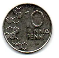 Finlândia - 1990 - 10 Pennia