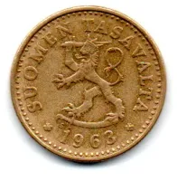 Finlândia - 1963 - 10 Pennia - Foto 2