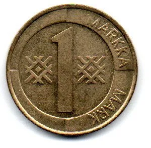 Finlândia - 1995 - 1 Mark