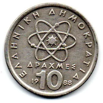 Grécia - 1988 - 10 Drachmai
