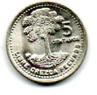 Guatemala - 1994 - 5 Centavos