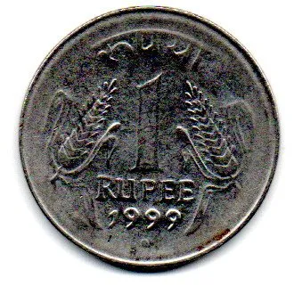 Índia - 1999 - 1 Rupee