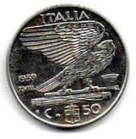 Itália - 1939 - 50 Centesimi