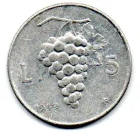 Itália - 1949 - 5 Lire