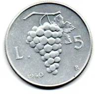 Itália - 1950 - 5 Lire