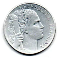 Itália - 1950 - 5 Lire - Foto 2