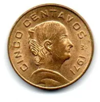 México - 1971 - 5 Centavos