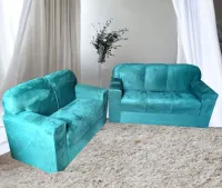  Sofá 2 e 3 Lugares Pop em Suede  Plus Luxo c/Percintas  RDC super promoção - Foto 8