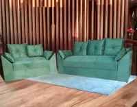 Sofá 2 + 3 Lugares Roma RDC Super promoção - Foto 3