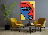 Quadro Abstract Face - Foto 2