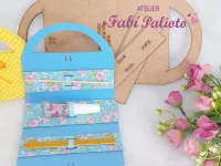 G1.306  Gabarito de Moldes em MDF Bolsa Kit Unha - Foto 4