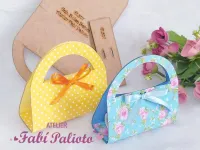 G1.307  Gabarito de Moldes em MDF Bolsa Batom - Foto 3